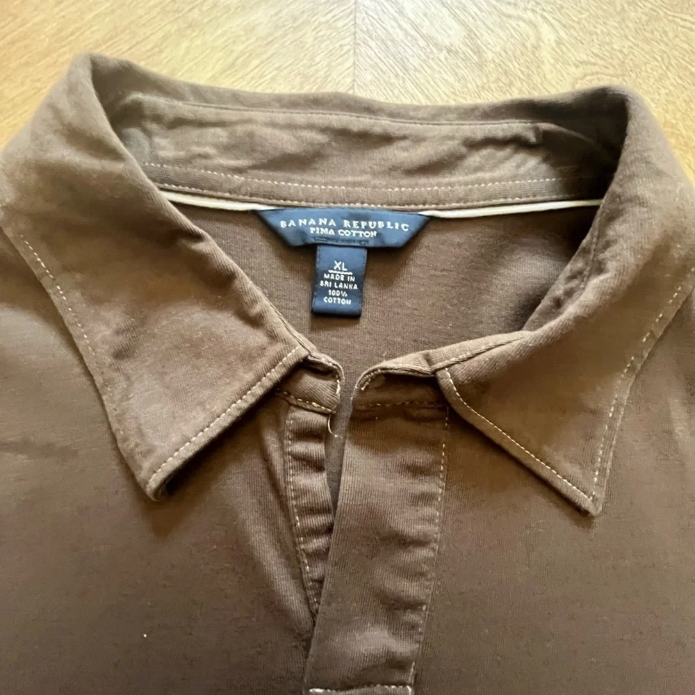 Banana Republic Brown Polo – XL – Chest Pocket – Spring 2006